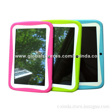 7-inch Capacitive Children's Tablet PCs with RK3026 Dual-core CPU, Dual-camera and Wi-Fi
